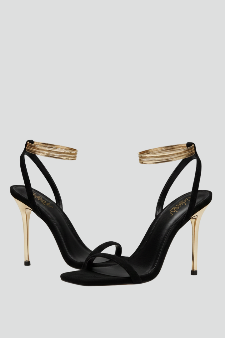 Women's Strappy High-Heel Sandals with Ankle Strap | Summer