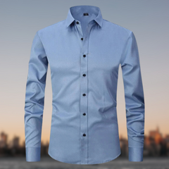 Women's Stretch Blouse | Easy Care | Autumn - Blue