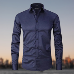 Women's Stretch Blouse | Easy Care | Autumn - Navy