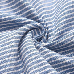 Women's Striped Midi Dress with Wooden Buttons | Spring
