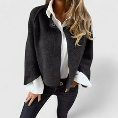 Women's Structured Jacket - Modern Elegance | Autumn - Black