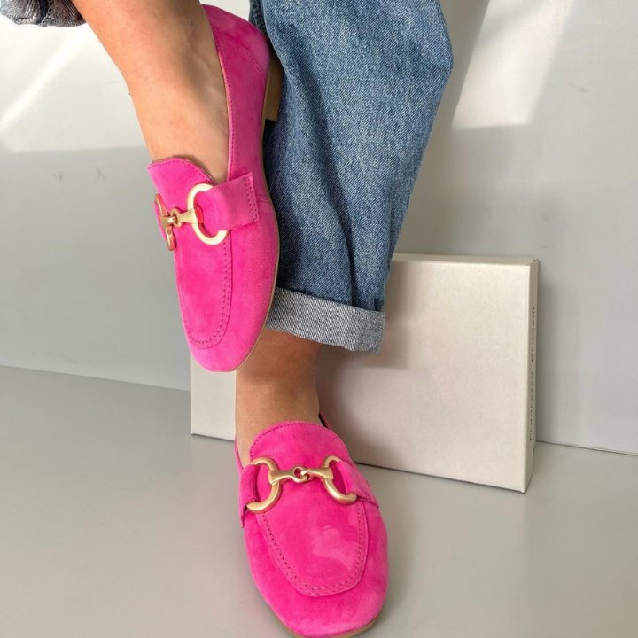 Women's Suede Horsebit Loafers - Slip-On Flat | Spring - US 4
