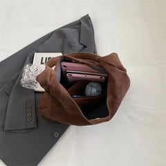 Women's Suede Shoulder Bag | Minimalist | Chic | Summer