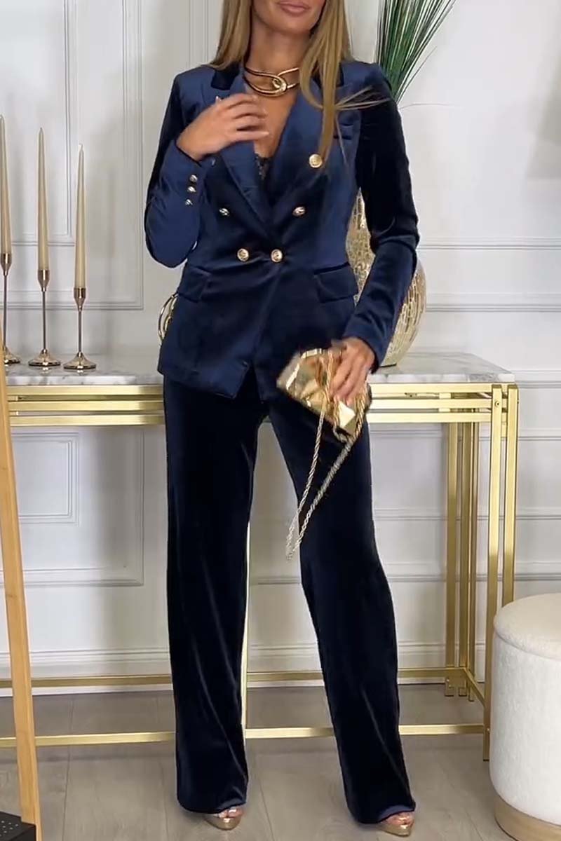 Women's Suit | Tailored | Two-Piece | Autumn - Blue
