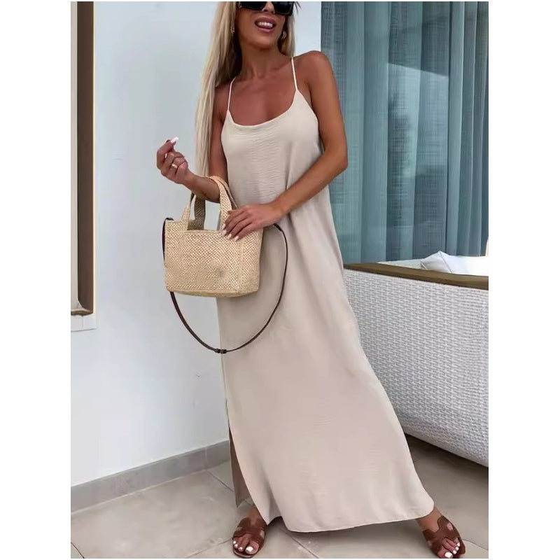 Women's Summer Dress | Casual | Breathable - Beige