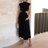Women's Summer Dress - Lightweight Casual Style - Black