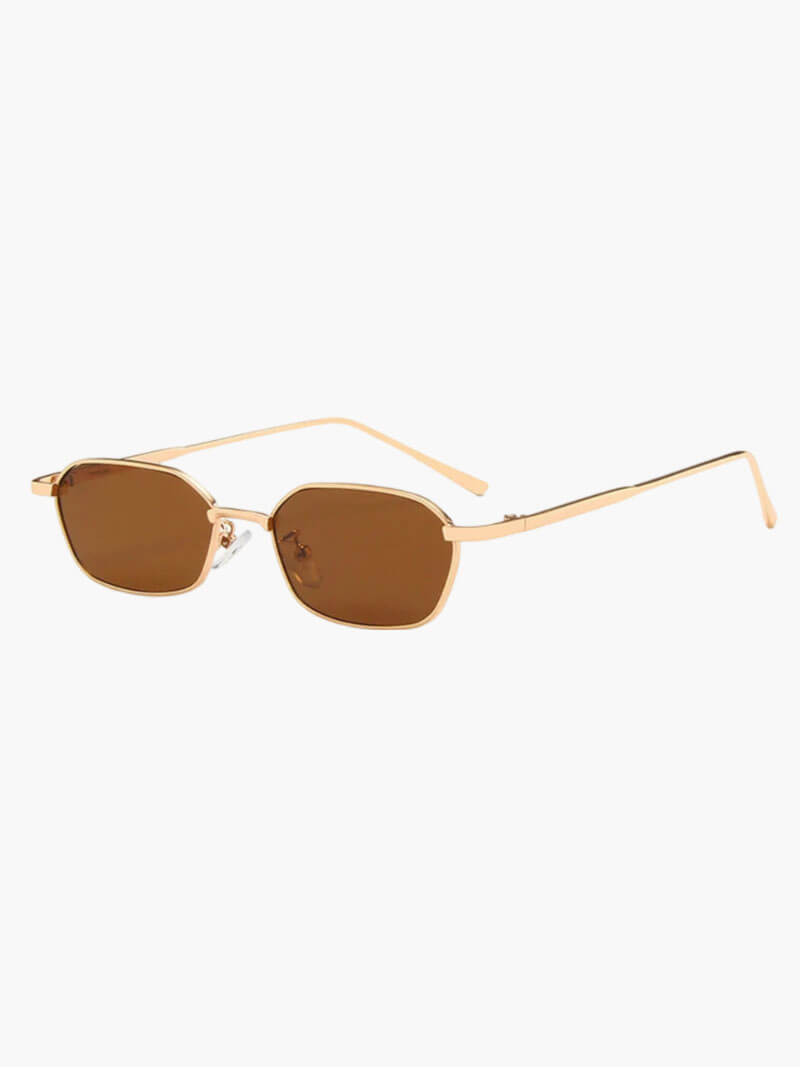 Women's Sunglasses | UV Protection | Classic | Summer - Gold Brown