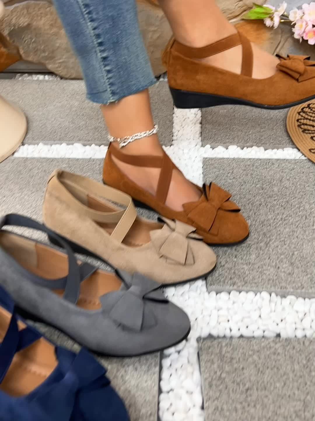 Women's Supportive Flat Shoes - Elegant Comfort Design | Autumn
