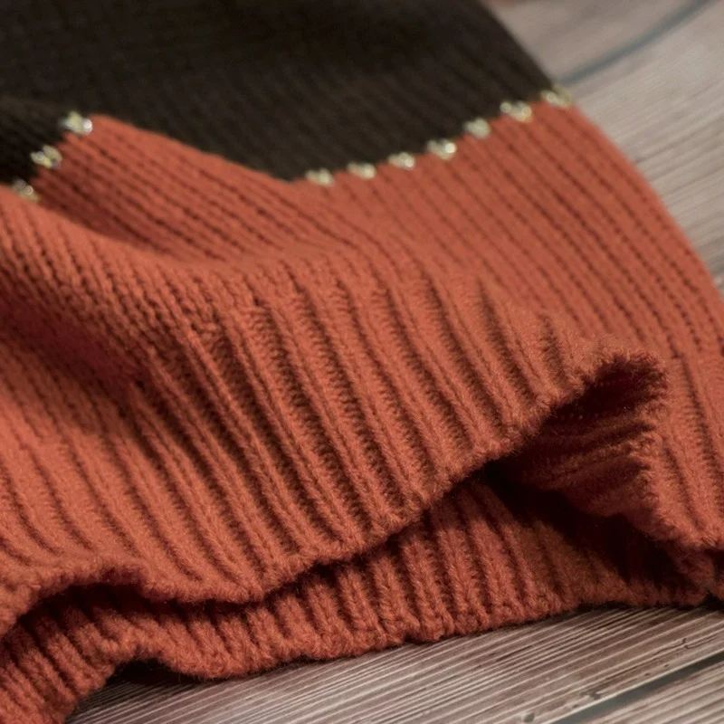 Women's Sweater | Contrast Panel | Winter