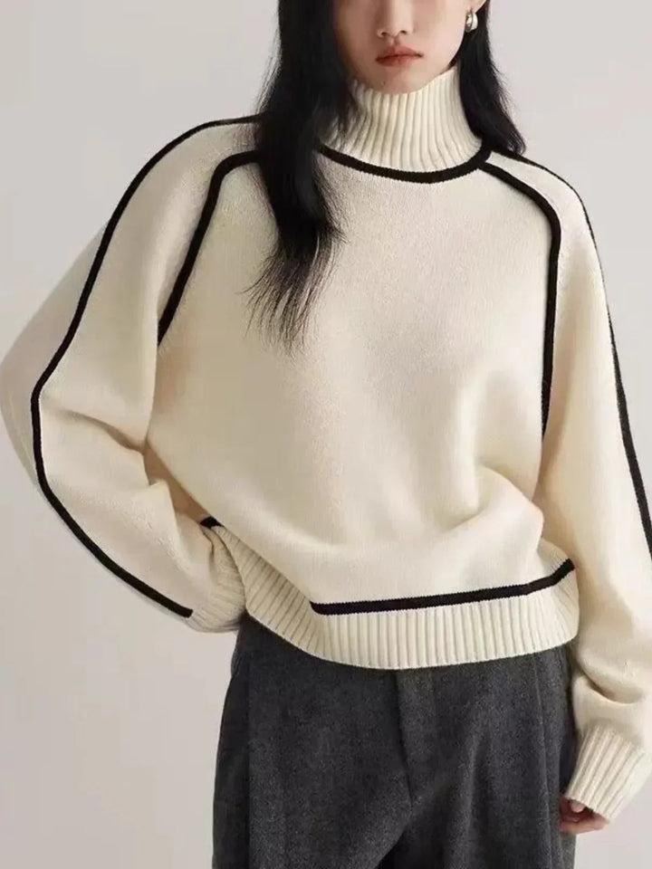 Women's Sweater | Elegant High Neck | Winter