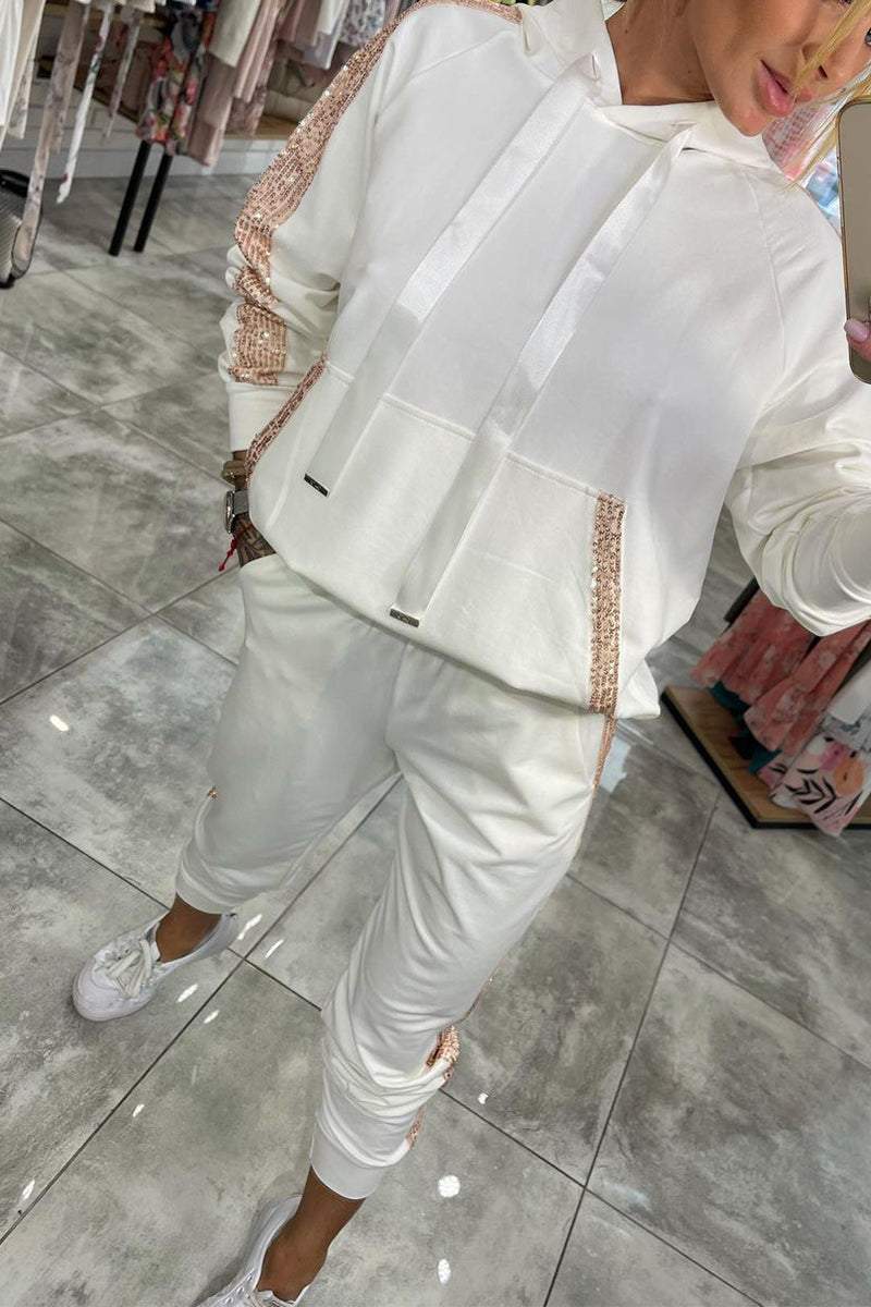 Women's Sweater | Oversized | Easy Fit | Autumn - White