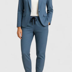 Women's Tailored Jacket and Pants Set - Elegant Two-Piece | Spring