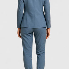 Women's Tailored Jacket and Pants Set - Elegant Two-Piece | Spring