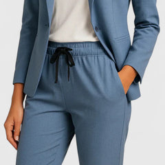 Women's Tailored Jacket and Pants Set - Elegant Two-Piece | Spring