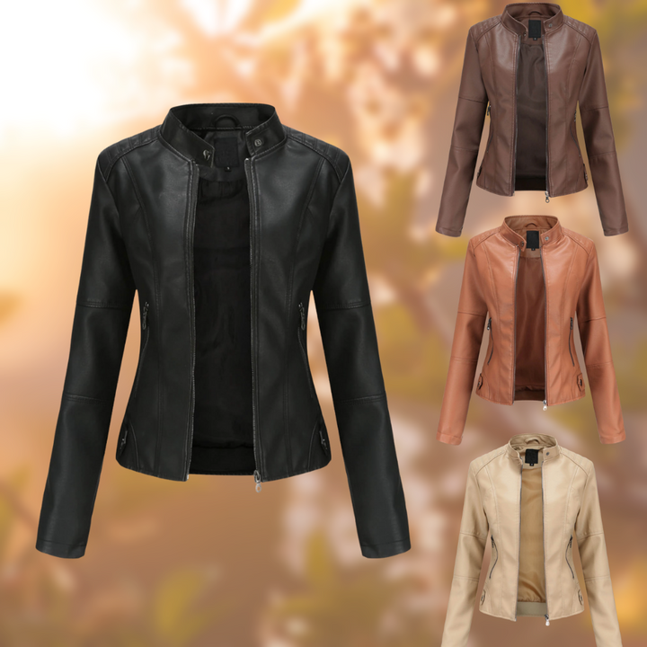 Women's Tailored Jacket | Structured Leather | Autumn