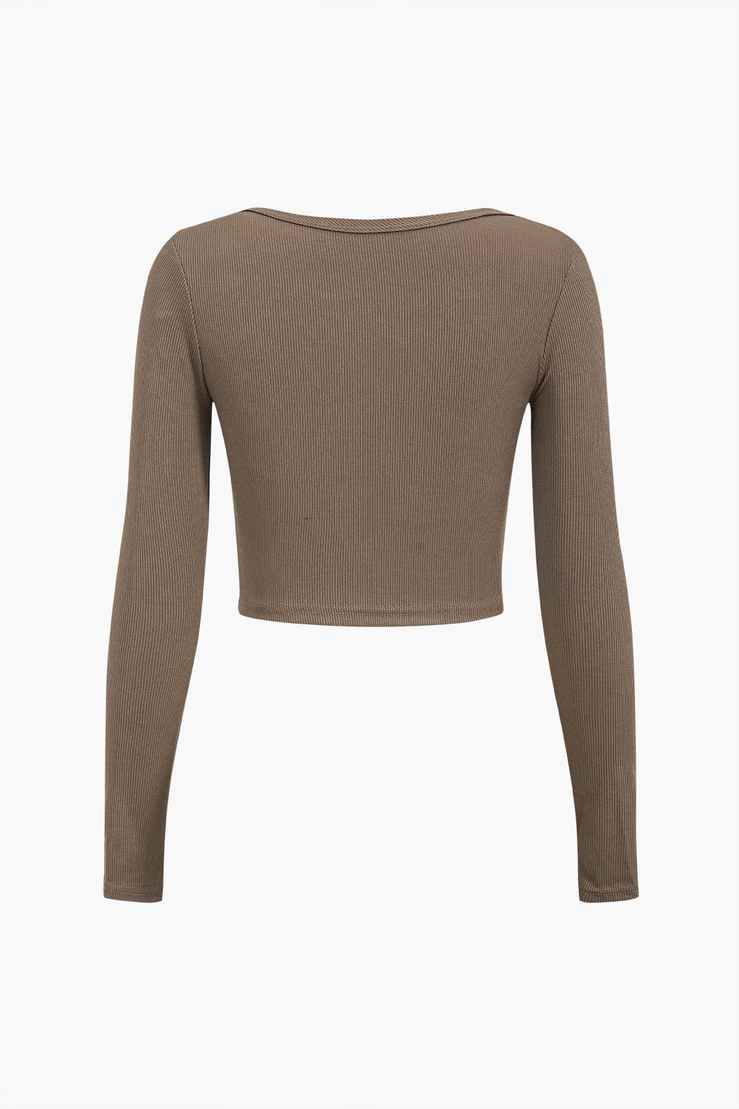 Women's Top | Long Sleeve | Asymmetrical | Cut-Out | Button Detail