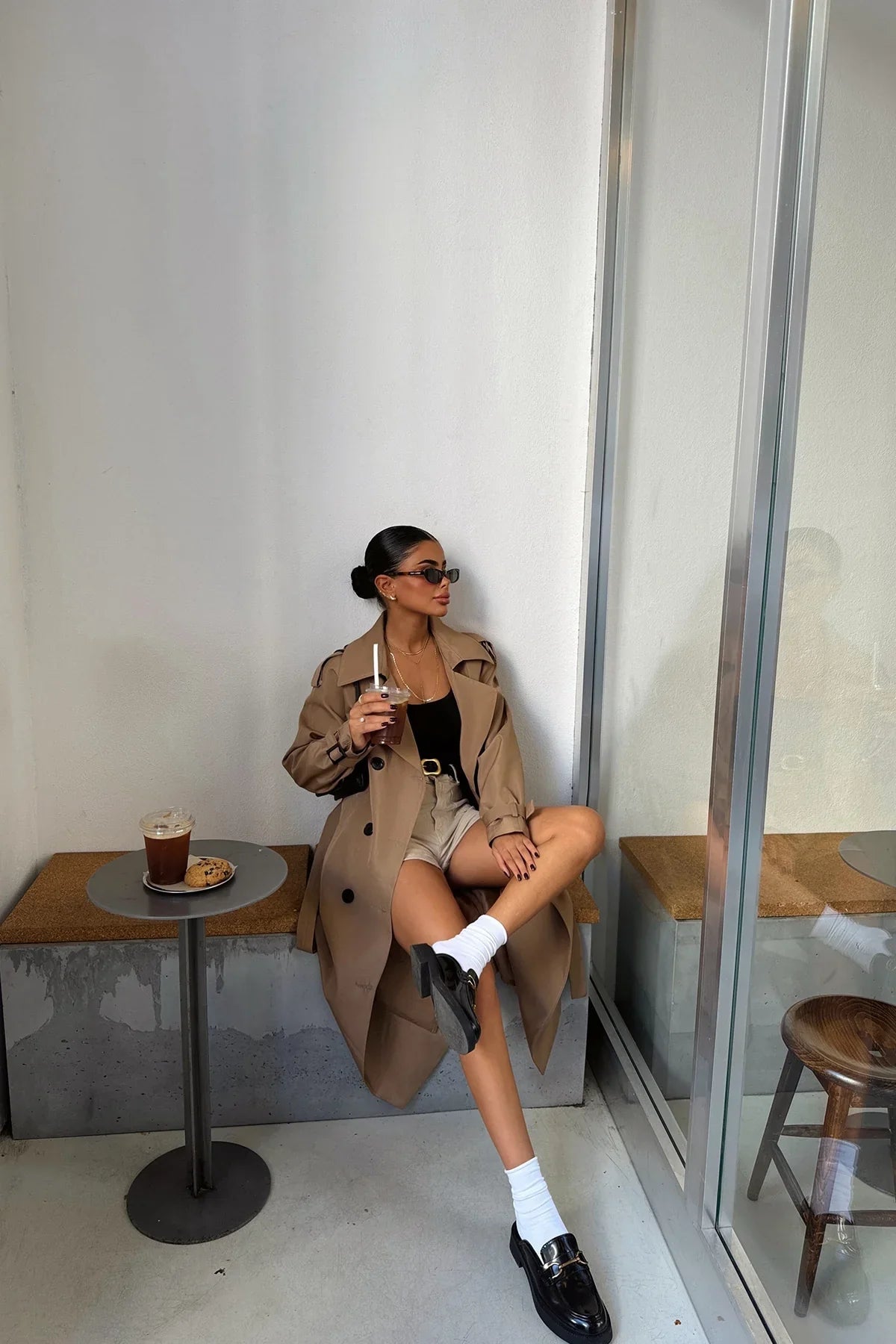 Women's Trench Coat | Brown Elegant | Classic | Autumn