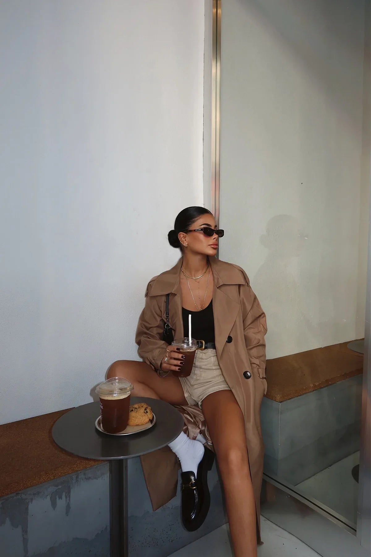 Women's Trench Coat | Brown Elegant | Classic | Autumn