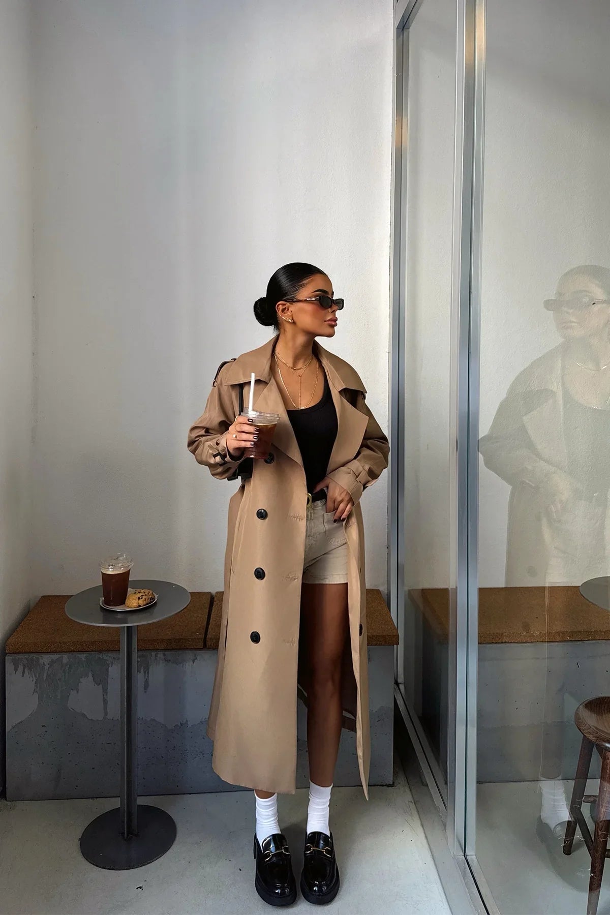 Women's Trench Coat | Brown Elegant | Classic | Autumn