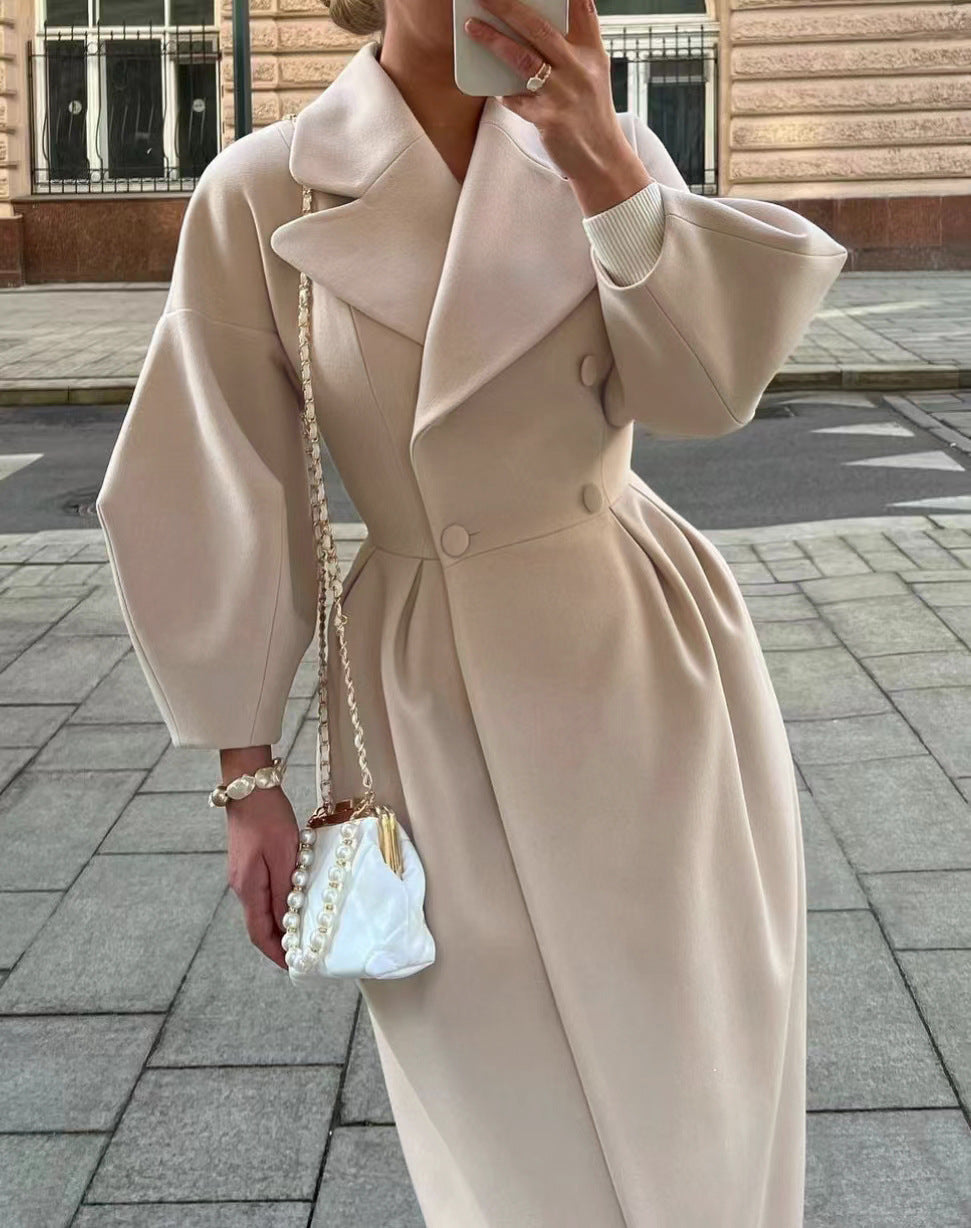 Women's Trench Coat | Parisian Elegance | Long | Winter - Ivory