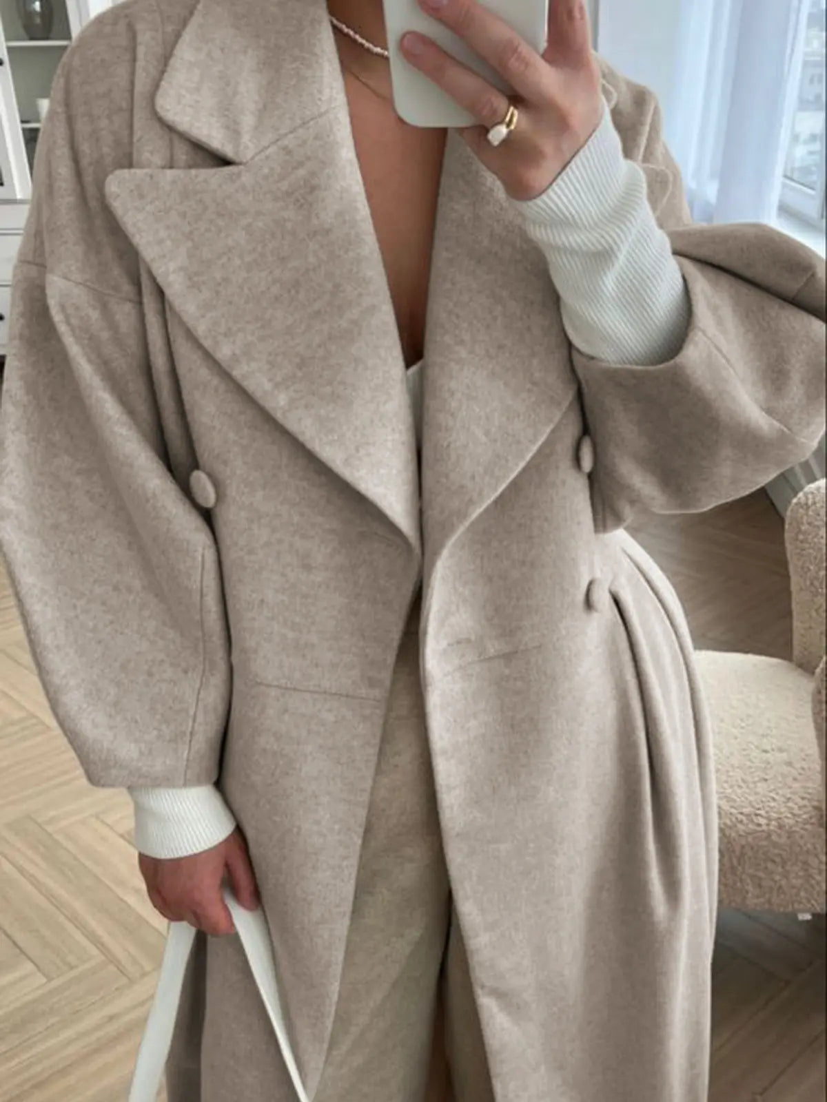 Women's Trench Coat | Parisian Elegance | Long | Winter