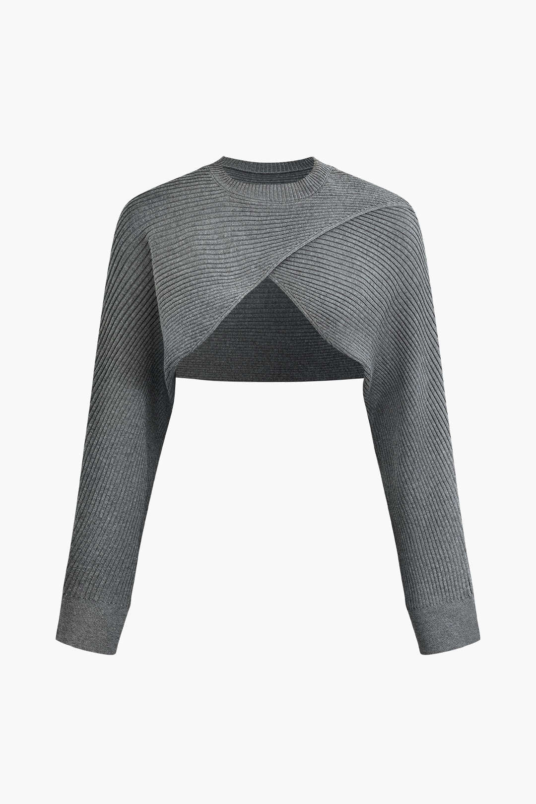 Women's Two-Piece Set | Cutout Sweater & Mini Dress | Layered | Autumn