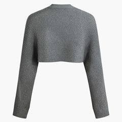 Women's Two-Piece Set | Cutout Sweater & Mini Dress | Layered | Autumn