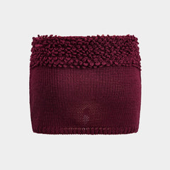 Women's Two-Piece Set | Knit Co-Ord | Burgundy | Winter