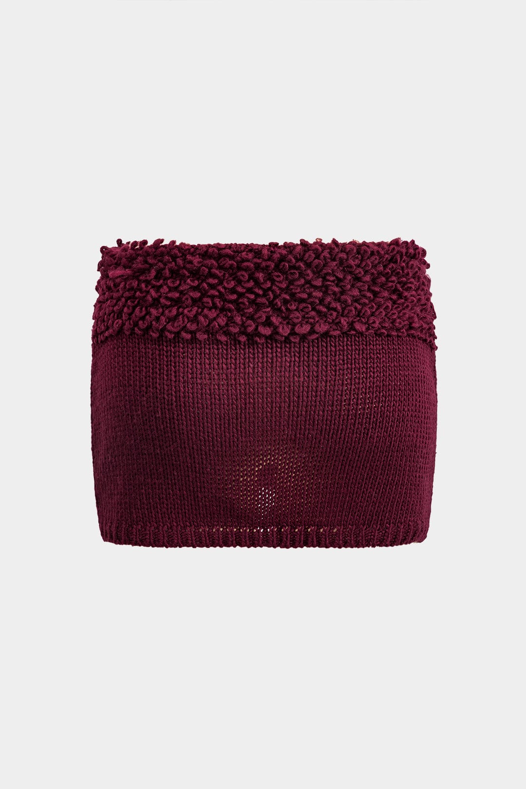 Women's Two-Piece Set | Knit Co-Ord | Burgundy | Winter