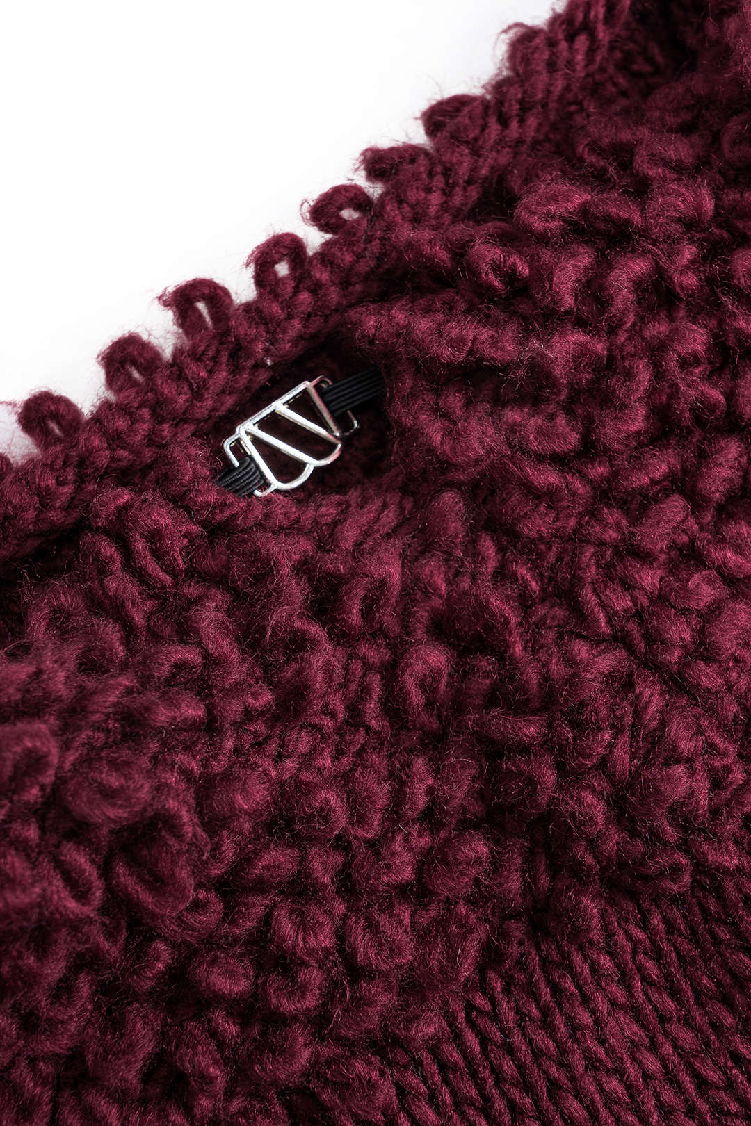 Women's Two-Piece Set | Knit Co-Ord | Burgundy | Winter