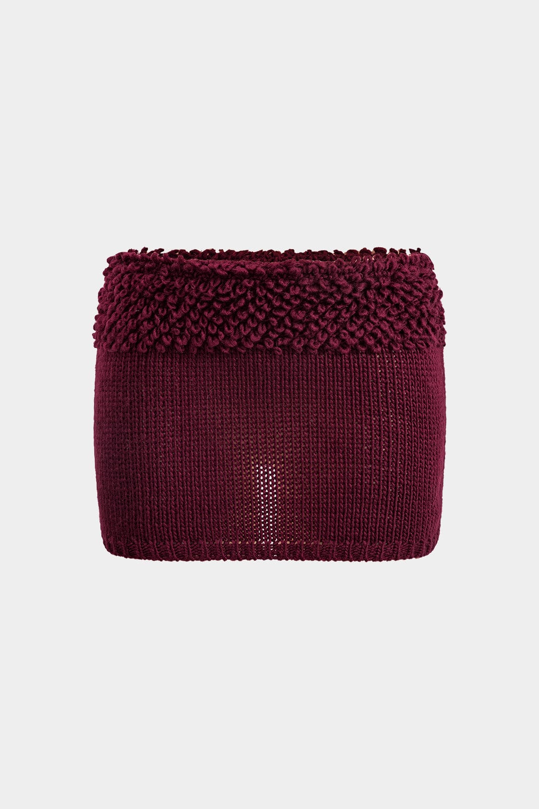 Women's Two-Piece Set | Knit Co-Ord | Burgundy | Winter
