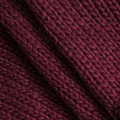 Women's Two-Piece Set | Knit Co-Ord | Burgundy | Winter