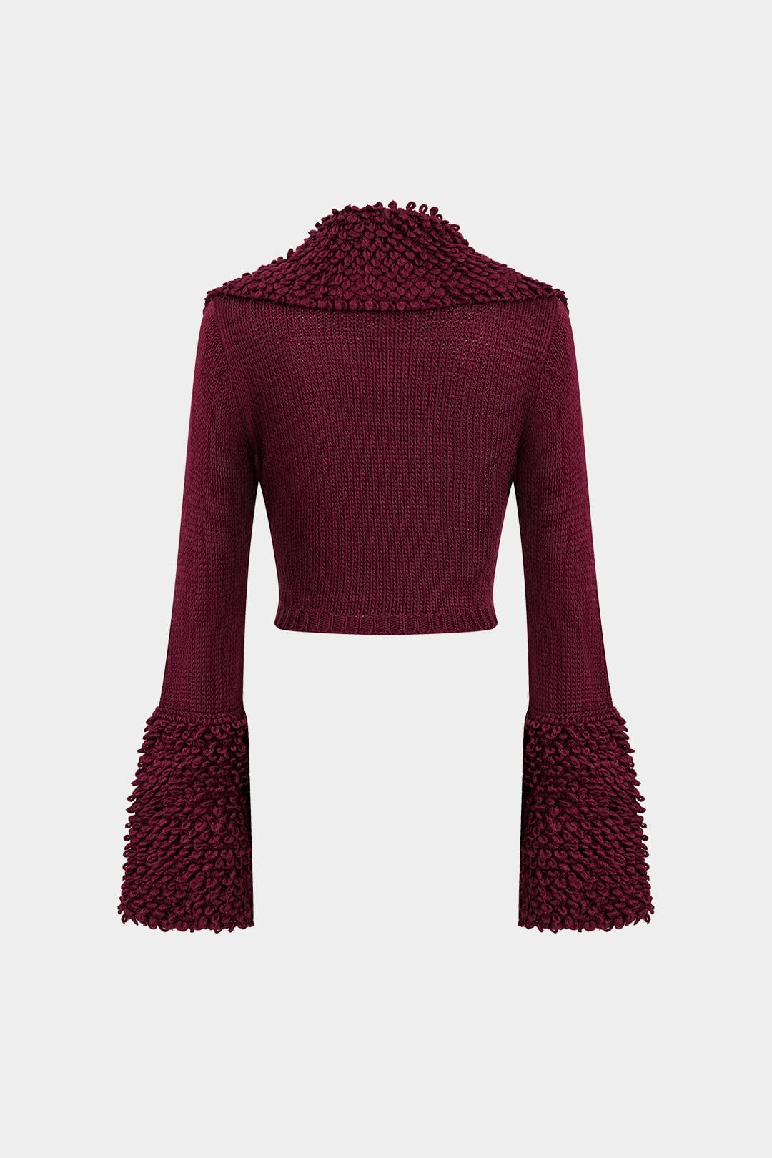 Women's Two-Piece Set | Knit Co-Ord | Burgundy | Winter