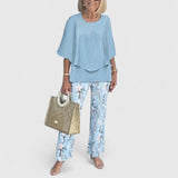 Women's Two-Piece Set - Relaxed Elegance | Spring - Black