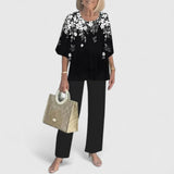 Women's Two-Piece Set - Relaxed Elegance | Spring - Green