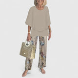 Women's Two-Piece Set - Relaxed Elegance | Spring - Sage