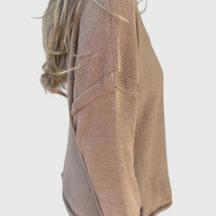 Women's V-Neck Comfortable Top - Lightweight Everyday Style | Autumn