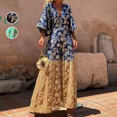Women's Vacation Jumpsuit | Print | Breezy | Summer - Blue
