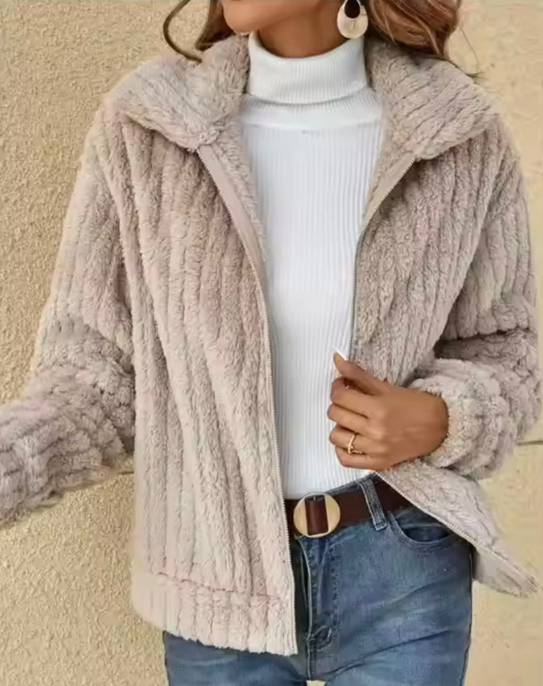 Women's Vest | Tailored | Elegant | Autumn - Beige