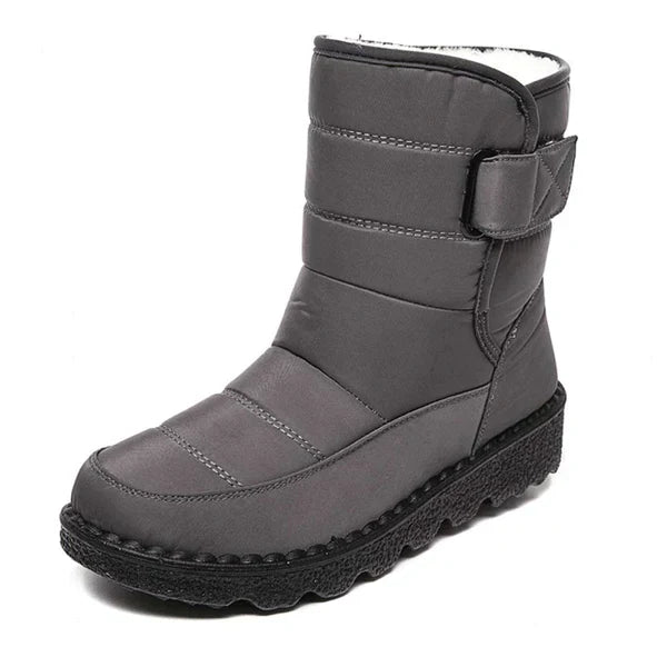 Women's Warm Snow Boots | Waterproof Design | Winter - Gray