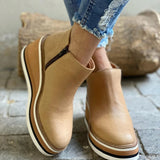 Women's Waterproof Orthopedic Boots - Elegant Everyday Style | Autumn - Beige