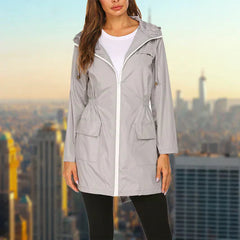 Women's Waterproof Rain Jacket - Lightweight & Stylish | Autumn
