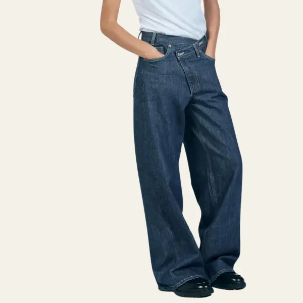 Women's Wide-Leg Jeans | High Waist | Casual | Spring