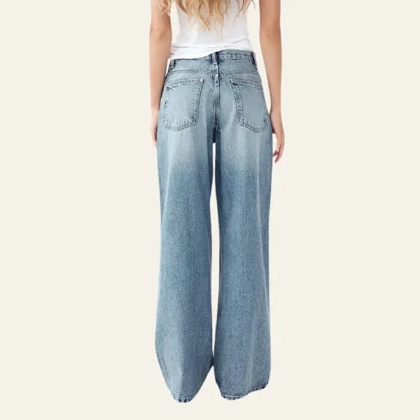 Women's Wide-Leg Jeans | High Waist | Casual | Spring