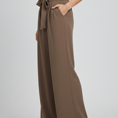 Women's Wide-Leg Palazzo Pants - Drawstring Waist | Spring