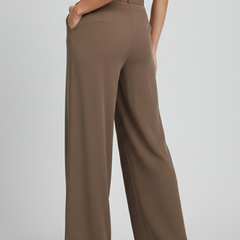 Women's Wide-Leg Palazzo Pants - Drawstring Waist | Spring