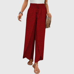 Women's Wide-Leg Palazzo Pants - Flowing Elegance | Spring