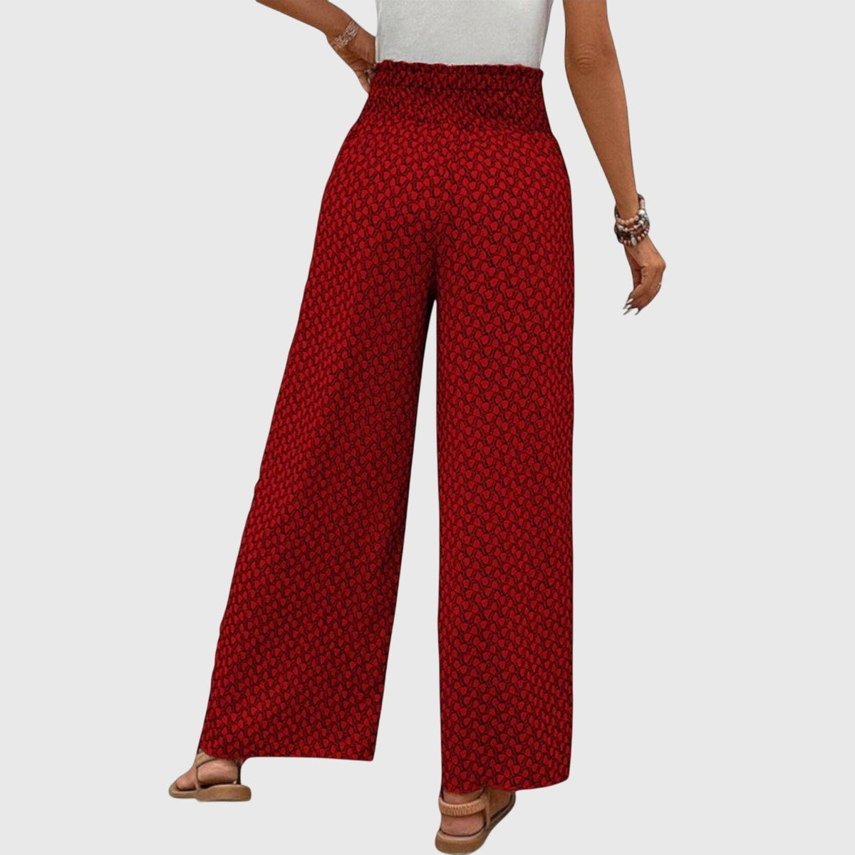 Women's Wide-Leg Palazzo Pants - Flowing Elegance | Spring