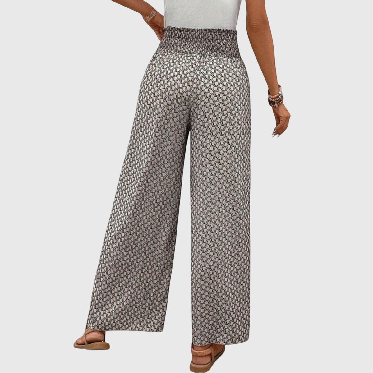 Women's Wide-Leg Palazzo Pants - Flowing Elegance | Spring