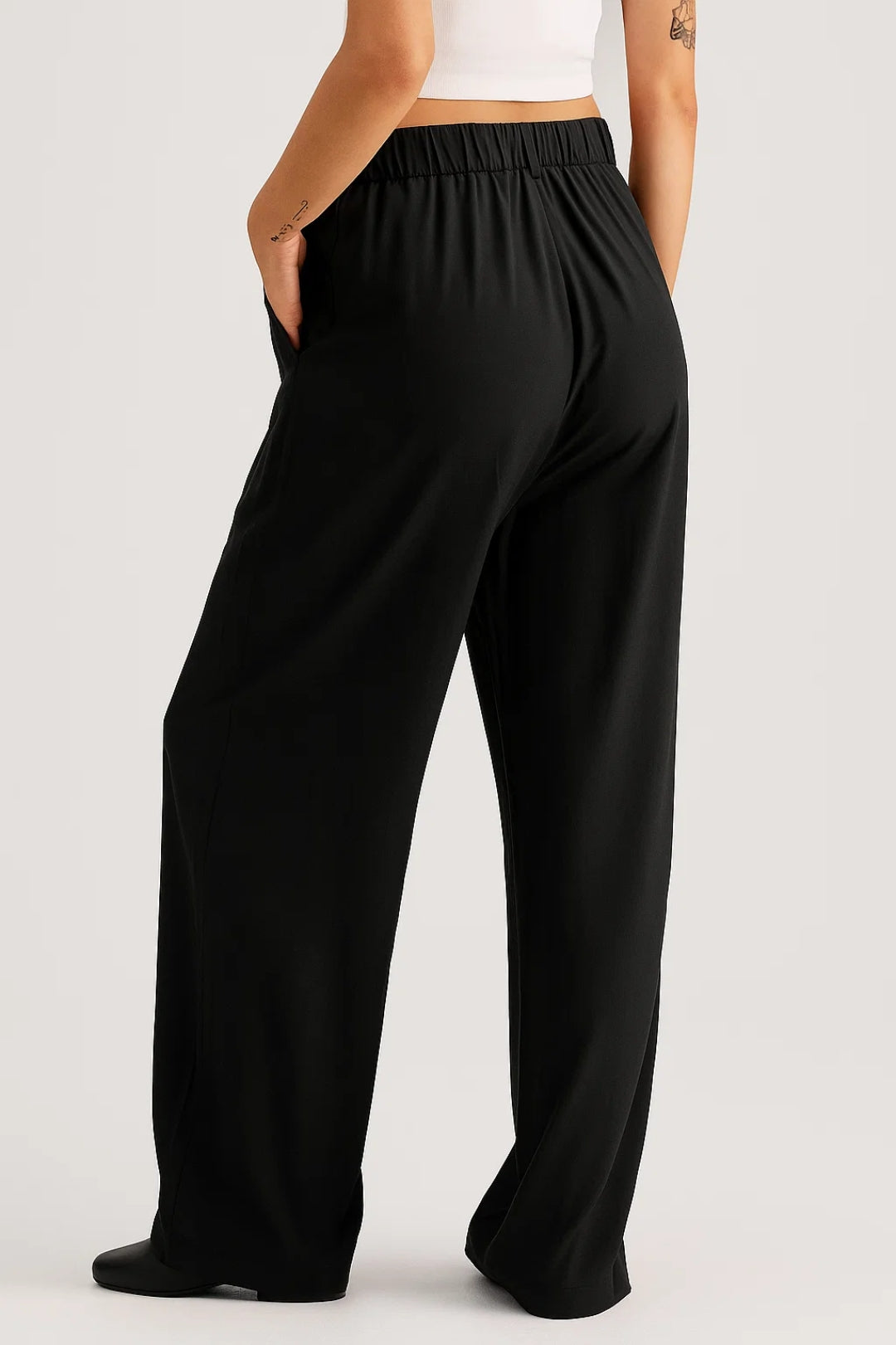 Women's Wide Leg Trousers | High Waist | Autumn